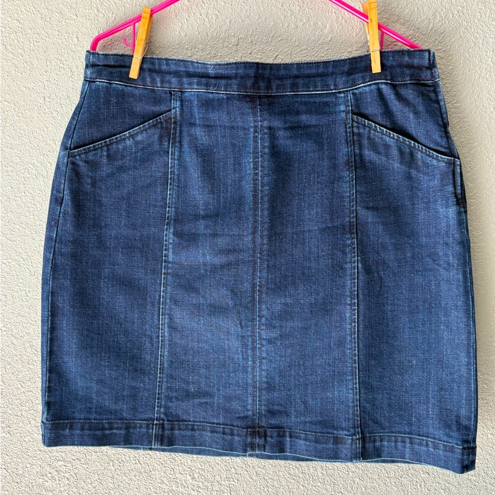 Talbots Dark Blue Pencil Skirt